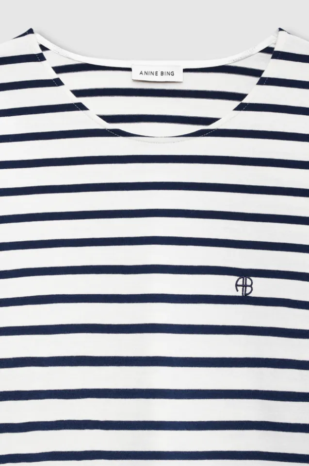 Newton Tee Anine Bing Navy Stripe