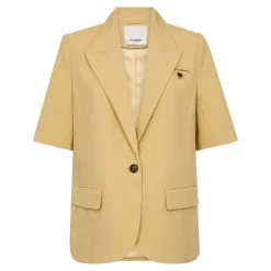 Nilan Fitted SS Blazer Pale Yellow