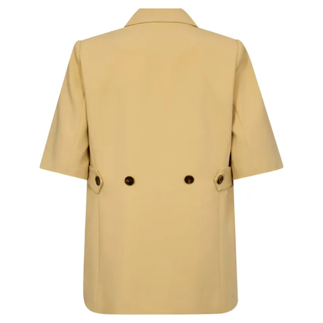 Nilan Fitted SS Blazer Pale Yellow