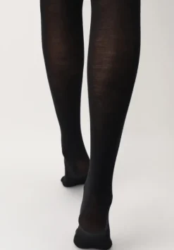 Nives Fine Wool Tights Black