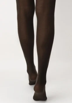 Nives Fine Wool Tights Brown