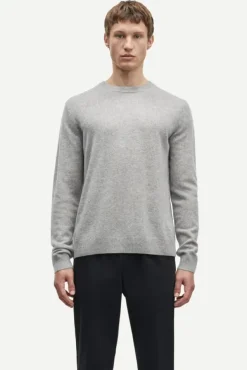 Nobis Crew Neck 6304 Grey Melange