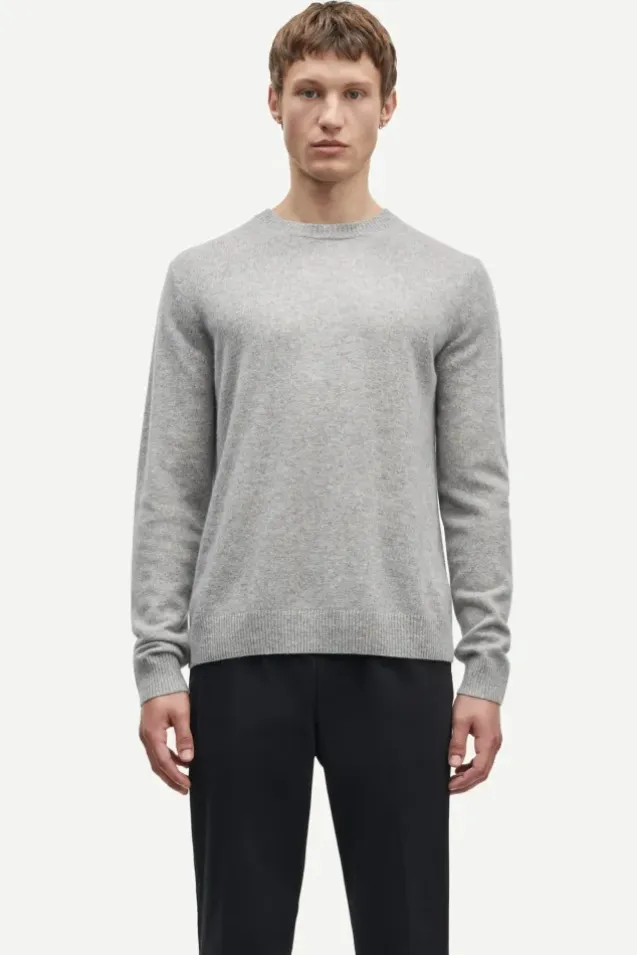 Nobis Crew Neck 6304 Grey Melange