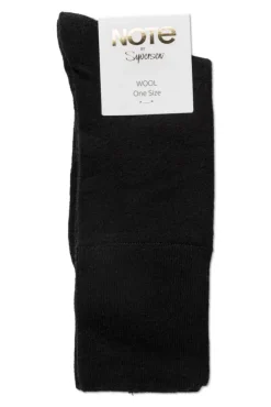 Note Fine Wool Comfort Top Black