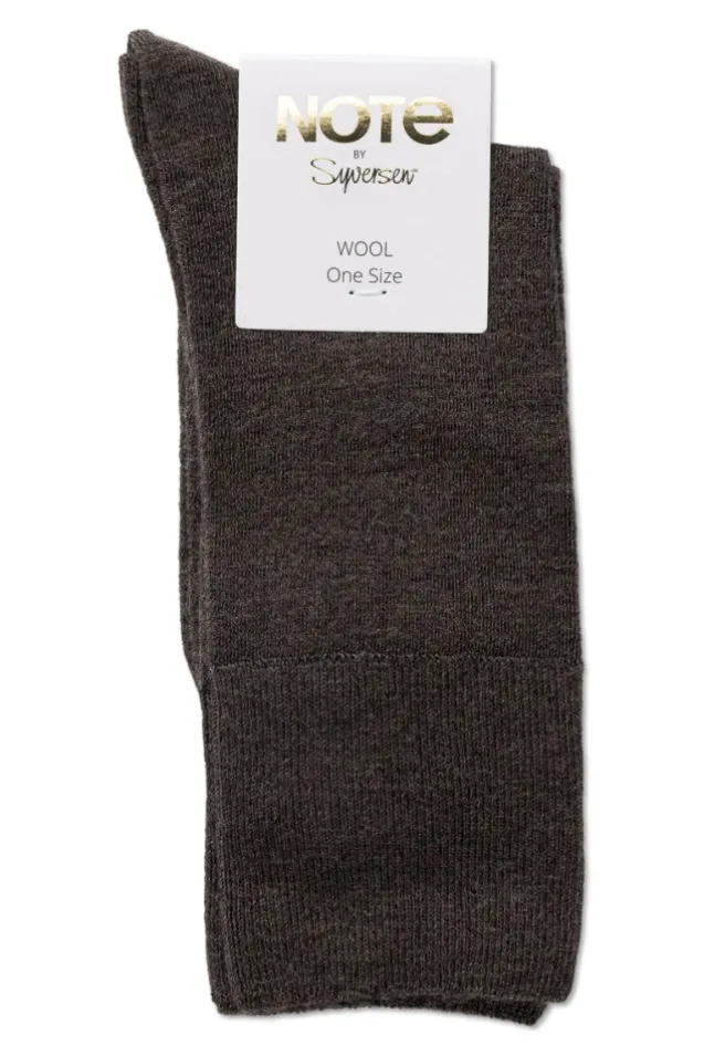 Note Fine Wool Comfort Top Brown