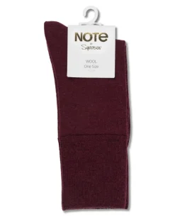 Note Fine Wool Comfort Top Burgundy