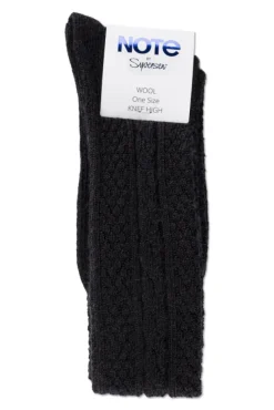 Note Wool Cable Kee High Black