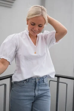 Odesa Linen Blouse White