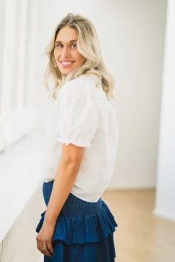 Odesa Linen Blouse White