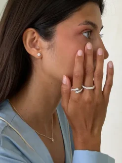 Ora Adjustable Ring Silver