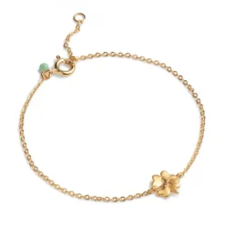 Organic Clover Bracelet Gold