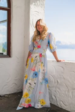 Organza Gown Blue Meadow