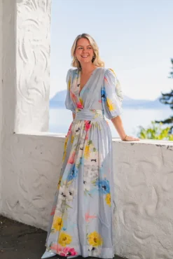 Organza Gown Blue Meadow