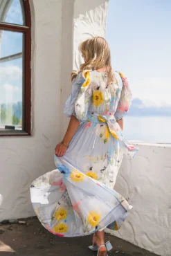 Organza Gown Blue Meadow