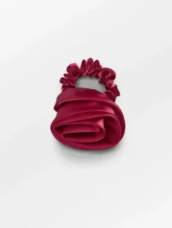 Organza Rosea Scrunchie Tibetan Red