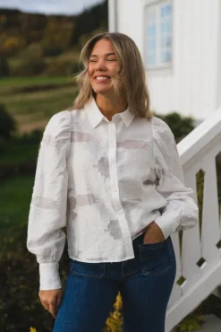 Orkidea Shirt Egret