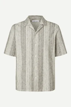 Oscar AX Shirt 14749 Brown Stripe