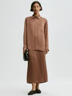 Pacia Skirt Latte Brown