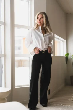 Palazzo Lea Soft Colour Black