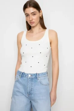 Pam Rib Singlet Navy