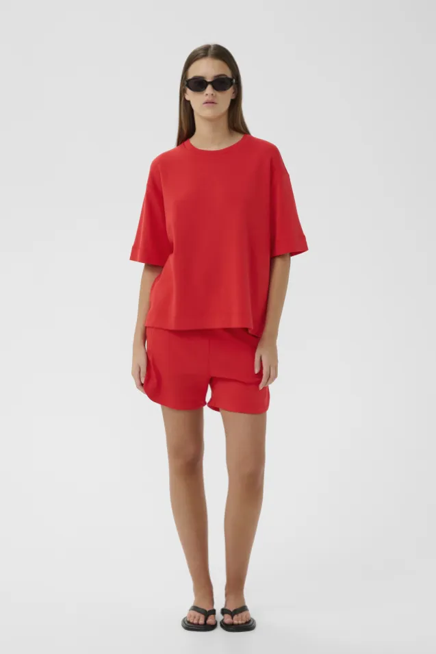 Pannie Oversize T-Shirt Poppy Red