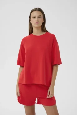 Pannie Oversize T-Shirt Poppy Red