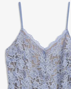 Paris Dress Sheer Blue