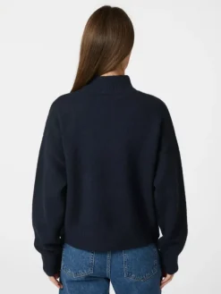 Paulina Knit Blouse Navy
