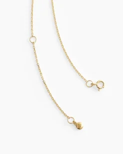 Pear Necklace Gold