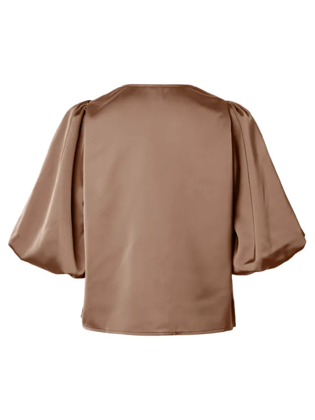 Pella 2/4 V-Neck Top Fungi