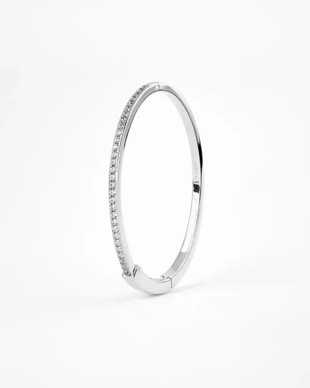 Pendome Introverso Pavé Bracelet Silver