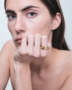 Pendome Introverso Pavé Ring Gold