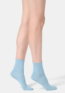 Perfect Comfort Lyocell Ankle Sock Sky