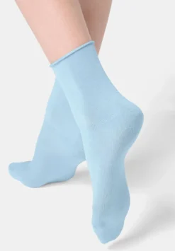 Perfect Comfort Lyocell Ankle Sock Sky