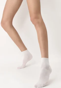 Perfect Comfort Lyocell Ankle Sock White