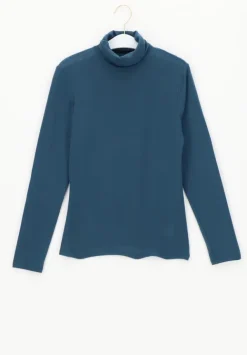 Perfect Line Cashmere Turtleneck Cobalto