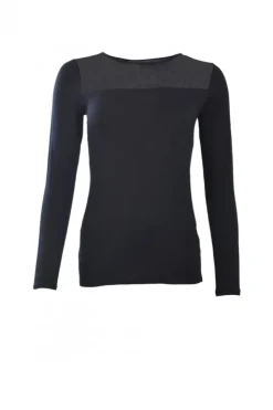 Perfect Line Longsleeve w/ Tulle Black
