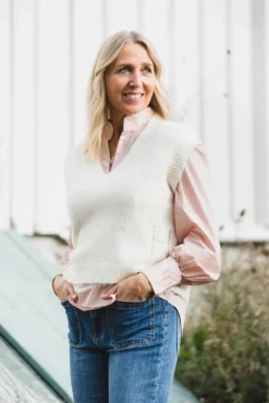 Pernille Vest White Alyssum
