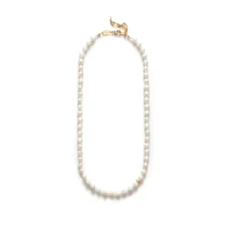 Petit Stellar Pearly Necklace Gold