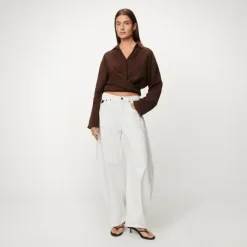 Pia Linen Shirt Chocolate Martini