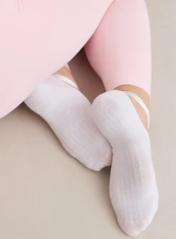 Pilates Socks White