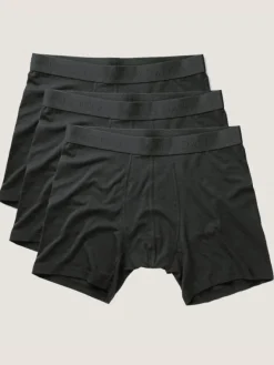 3pk Base Bamboo Boxer Black