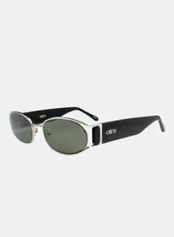 Polly Silver Black/Green