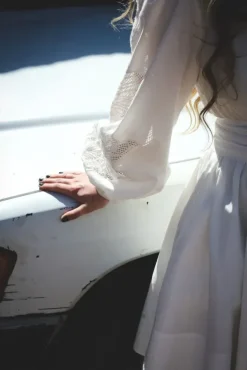 Poplina Dress White