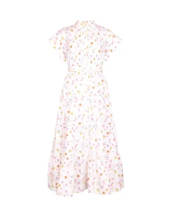 Poplin Shirt Dress Morning Bloom