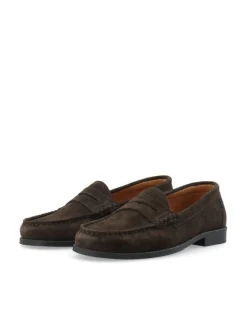 Pop Penny Loafer Suede Brown