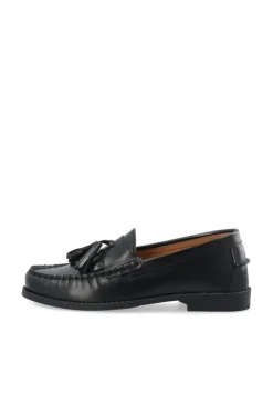 Pop Tassle & Fringe Loafer Polido Black