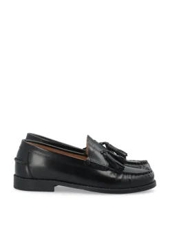 Pop Tassle & Fringe Loafer Polido Black