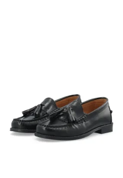 Pop Tassle & Fringe Loafer Polido Black