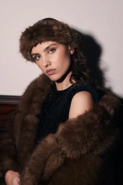 Posh Headband Dark Brown